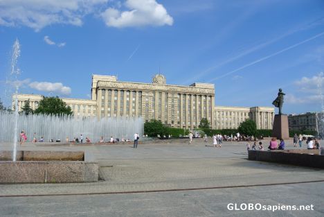 Postcard St. Petersburg - House of Soviets