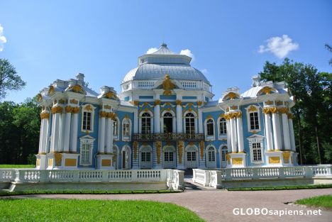 Postcard Hermitage in Tsarskoye Selo