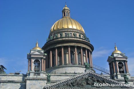 Postcard Isaakievskiy Sobor - dome