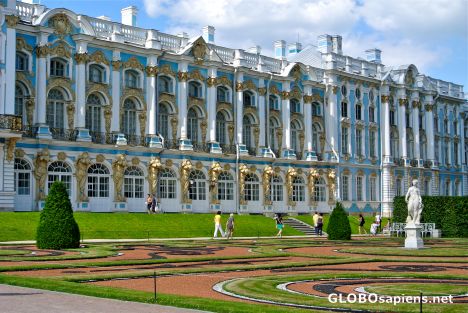 Postcard Tsarskoye Selo - Catherine Palace
