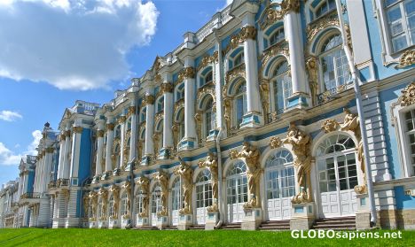 Postcard Catherine Palace in Tsarskoe Selo
