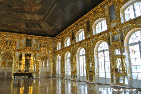 Postcard Catherine Palace - ballroom