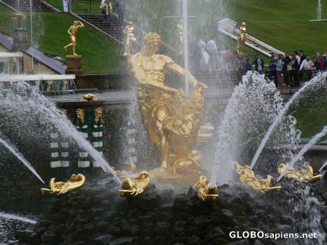 Postcard Incredible fountains