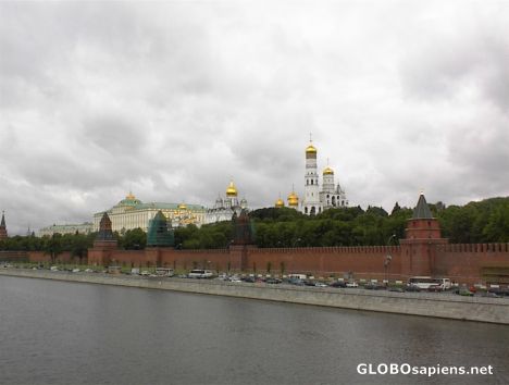 Postcard The Kremlin from across the river