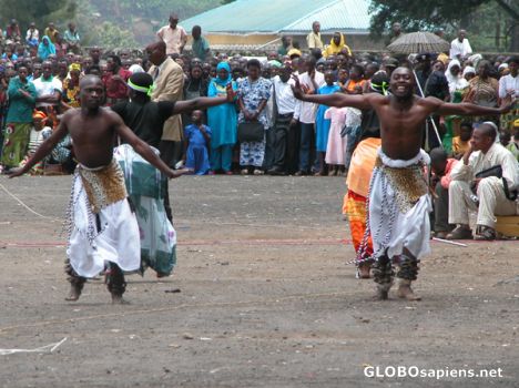 Postcard Tribal dances in Gisenyi.