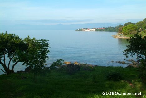 Postcard Gisenyi - shores of the lake