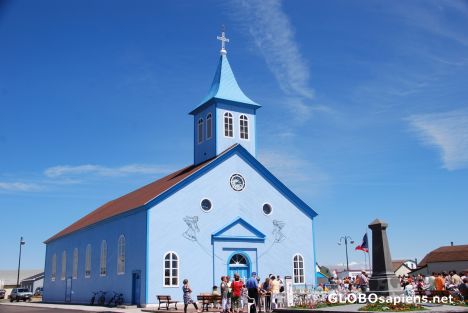 Postcard Miquelon's Church