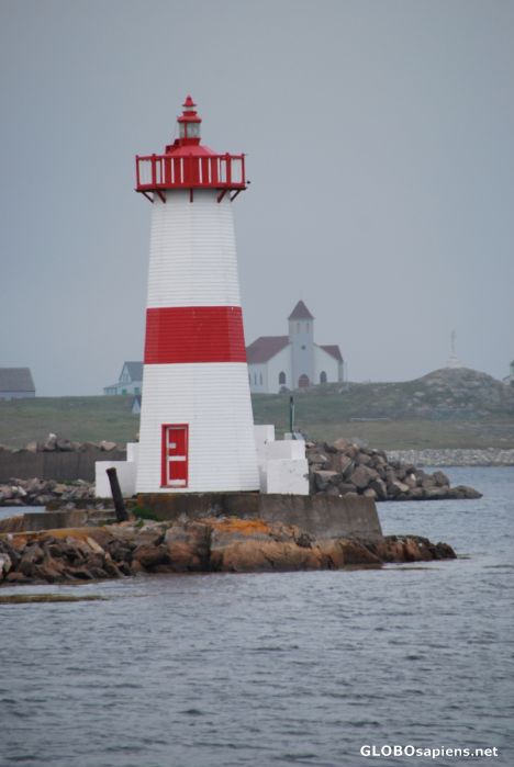 Postcard Saint-Pierre lighthouse