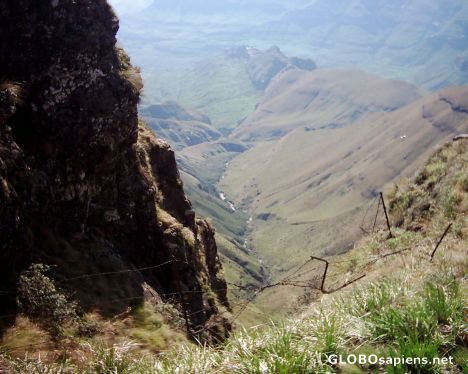 Postcard Northern Drakens berg - Sentinel Peak