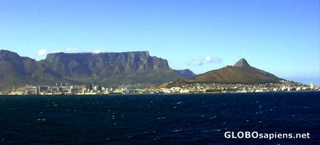 Postcard Table Mountain, Cape Town