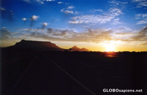 Postcard Table Mountain