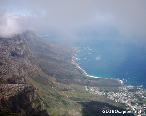 Postcard Table Mountain - Cape Town South Africa