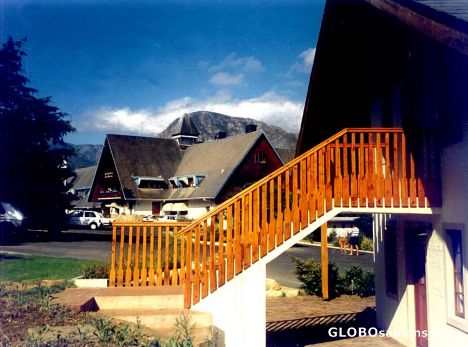 Postcard Alpine Architecture in Africa