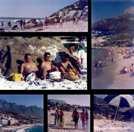 Postcard Clifton Beach Collage