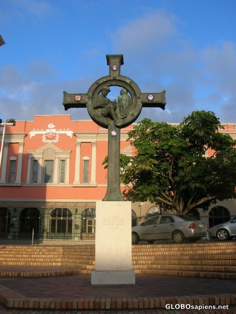Postcard Preste João monument