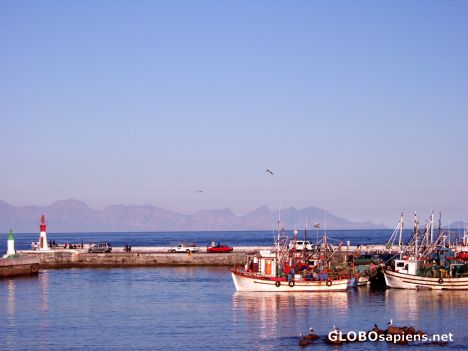 Postcard Kalk Bay harbour