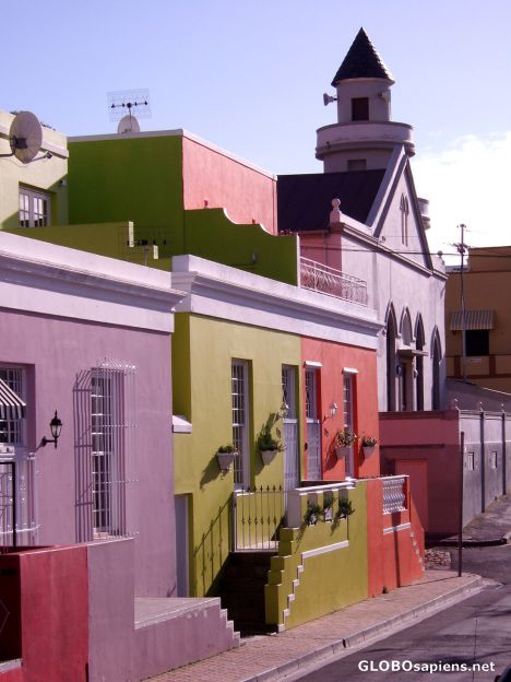 Postcard Street in Bo-Kaap