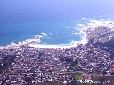 Postcard Camps Bay from Table Mountain
