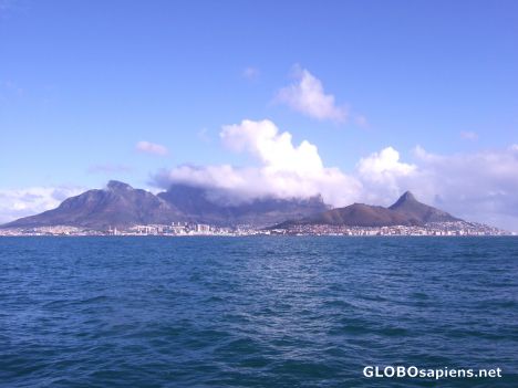 Postcard Cape Town from the sea