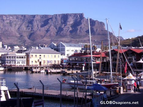 Postcard V&A Waterfront and Table Mountain