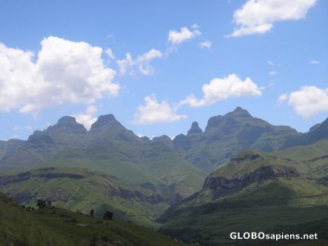 Postcard Catrhedral Peak - KZN - South Africa