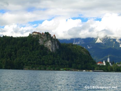 Postcard Bled Castle