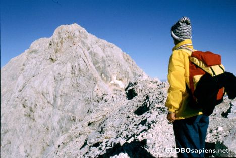 Postcard Triglav-NP, Trecking to the peak (2.863 m)
