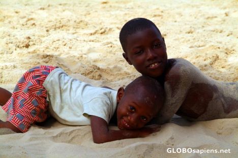 Postcard Little Sierra Leoneans