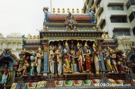 Postcard Hindu Gods