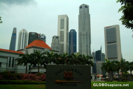 Postcard Singapore - Parliament