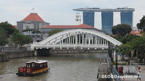 Postcard Singapore River