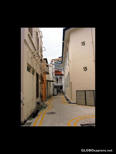 Postcard Back-street in the Arab Quarter