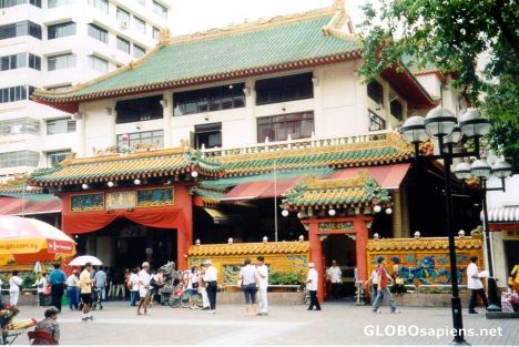 Postcard Singapore's Quan Yin Temple (Waterloo St.)