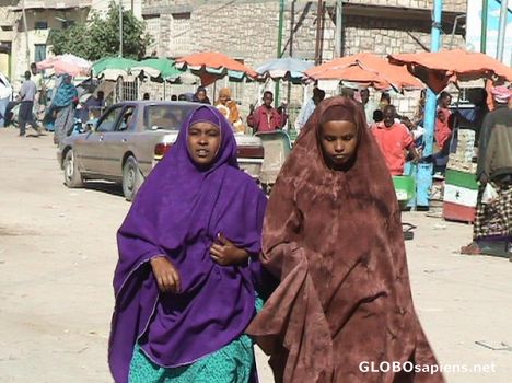 Postcard Ladies from Hargeisa
