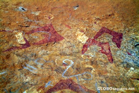 Postcard Dhagax Guure - prehistoric rock art