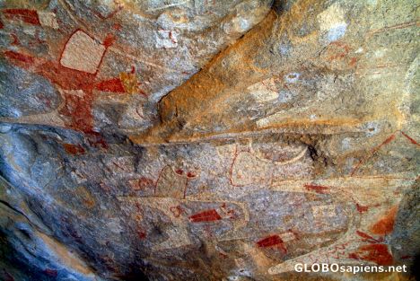 Postcard Las Geel - caves of art