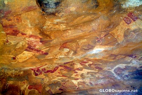 Postcard Las Geel - cave full of prehistoric cattle
