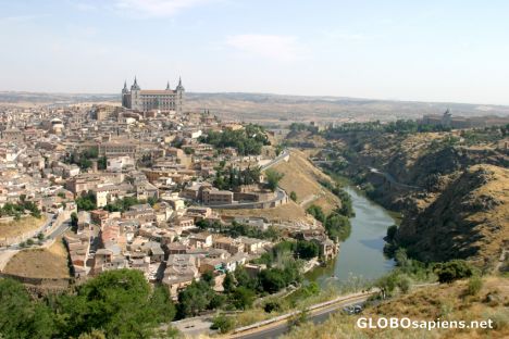 Postcard Ciudad de Toledo vista desde el Parador Nacional
