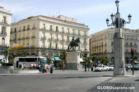 Postcard Puerta del Sol, Madrid