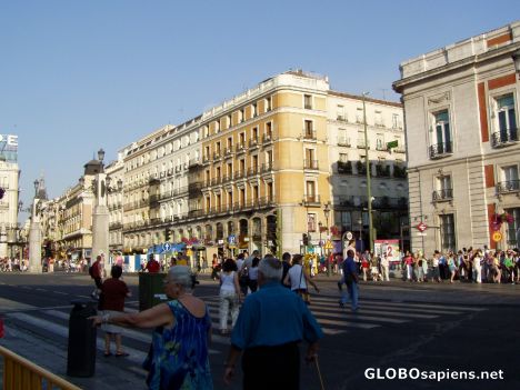 Postcard Puerta del Sol, Madrid