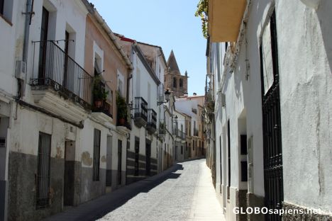 Postcard Cáceres, Extremadura: Una callejera de la ciudad