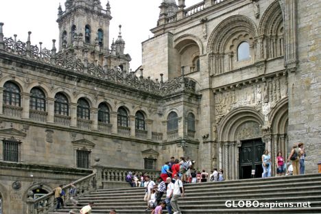 Postcard Santiago de Compostela: La catedral
