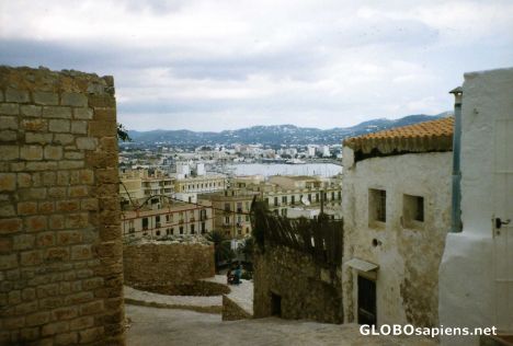 Postcard Old Ibiza Town