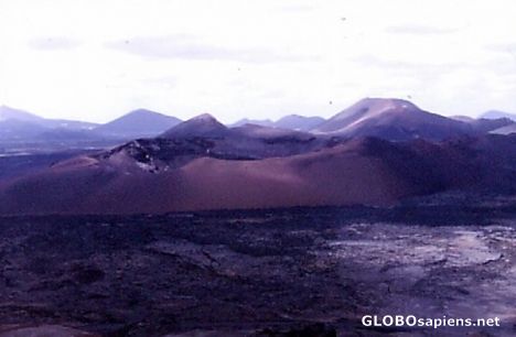 Postcard Extinct volcanoes 1