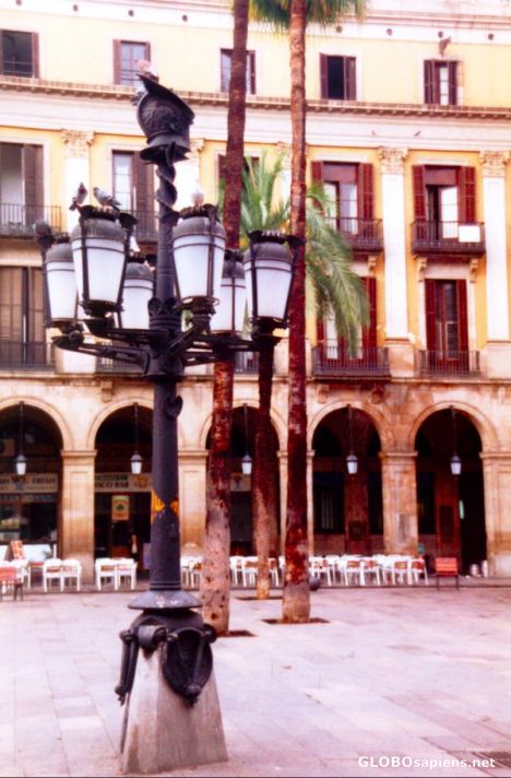 Postcard Gaudi's first commission