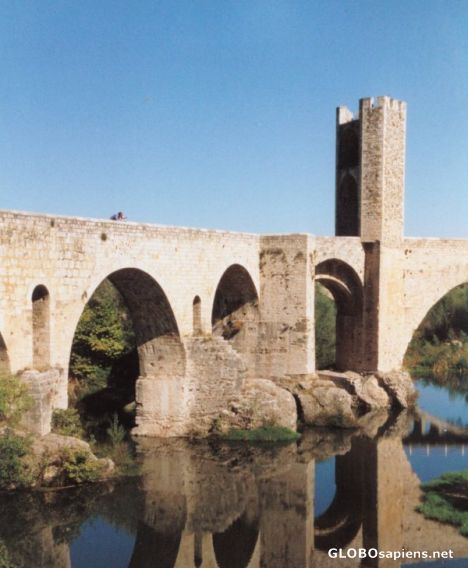 Postcard Detail of the fortified bridge