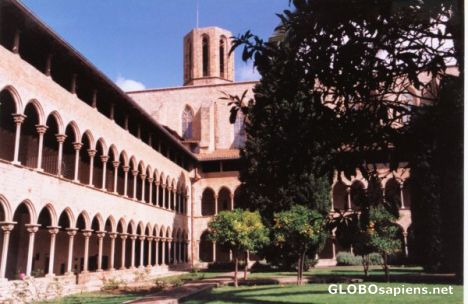 Postcard Monasterio de Pedralbes