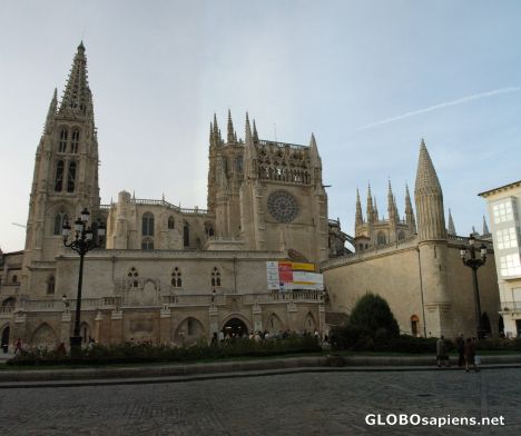 Postcard Magnificent view of Burgos Cathedral