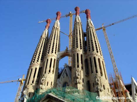 Postcard Gaudi Cathedral