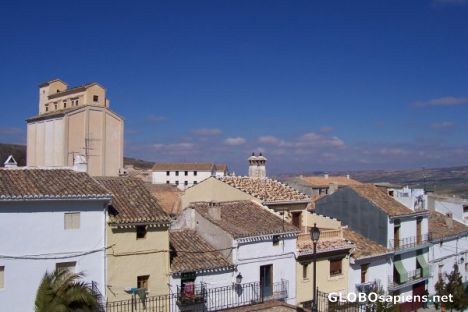 Postcard High up in Alhama
